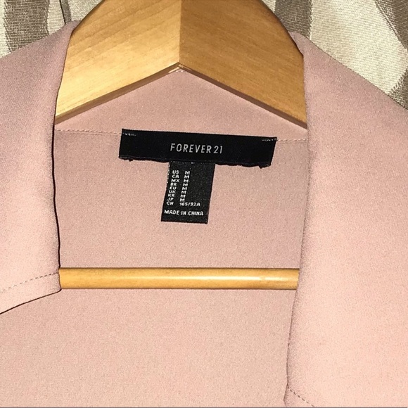 Forever 21 Blush Trench Coat - Picture 5 of 7